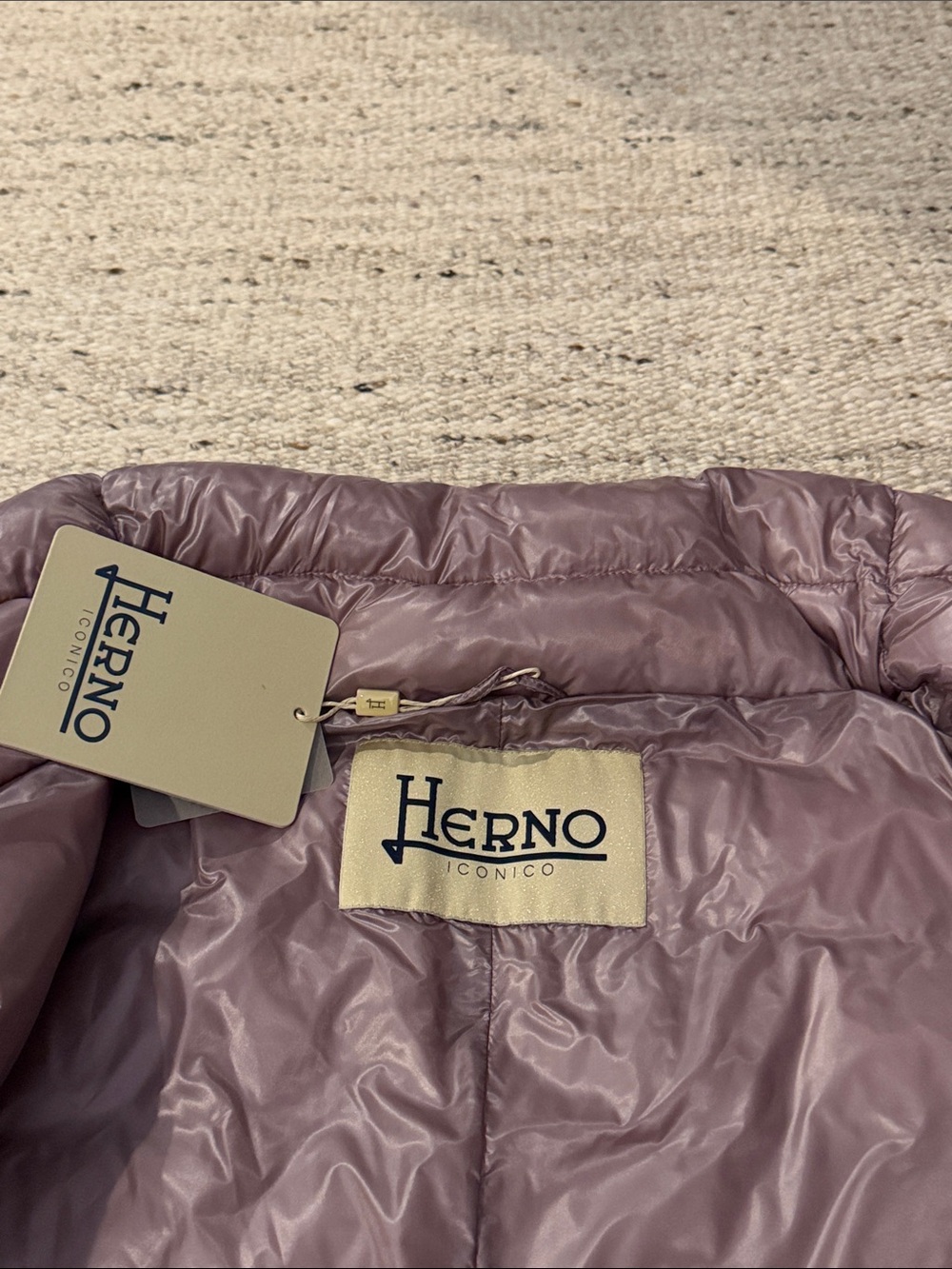 NWT Herno Amelia Water Resistant Stand Collar Puffer jacket - size 50 (US 14) - Picture 7 of 12